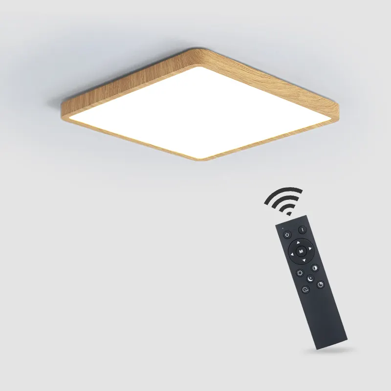 Factory whole box wholesale smart square ceiling lighting 2.4G remote control 36W smart ceiling lamp