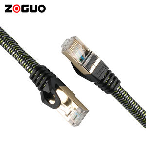 Câble LAN CAT8 avec <span class=keywords><strong>testeur</strong></span> de prise dorée 24K Câble de communication en cuivre à gaine en PVC de 5m pour la mise en réseau et SFTP - Product Image 5