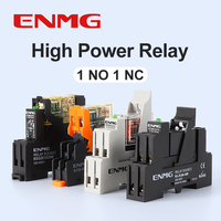 Relais intermédiaire miniature ENMG G2R-1, interrupteur électromagnétique pour CC 24V, 5/8 broches, type compact et fin avec voyant lumineux