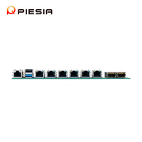 Piesia 1u Server Intel Elkhart Lake J6412 Router Motherboard Pc 2*1G SFP 6 * Lan PCBA 2 * DDR4 Motherboard Firewall dengan kartu CF