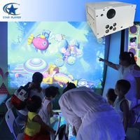 Table de projection de cartographie interactive pour l'école 3D Projection cartographie jeu de mur tactile jeu de peinture interactif pour les enfants