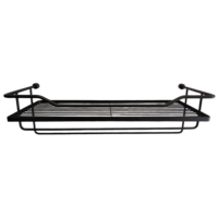 Barres de porte-serviettes modernes en laiton chromé/nickel/PVD noir, largeur 24, durables, sans perçage, monocouche, étanches pour salle de bain