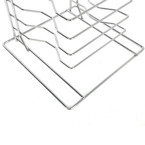 Rejilla de acero inoxidable de varias capas para pizza, para secar platos y tazones en la cocina, tamaño L, forma cuadrada - Product Image 4