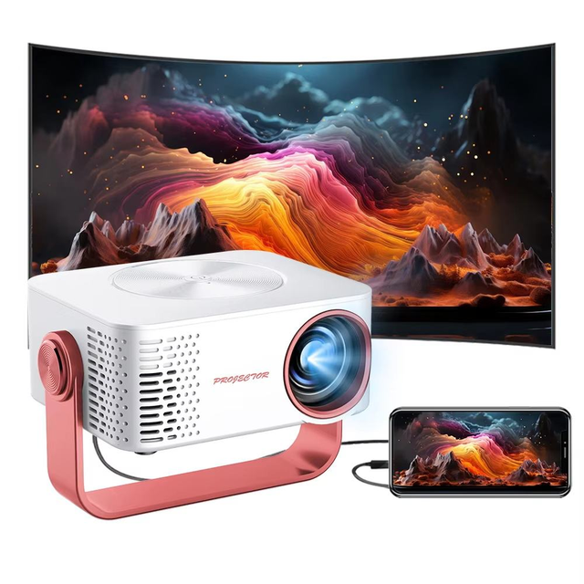 Hot Sale Pocket Mini Portable M60 Movie Projector Auto-Focus WiFi High Lumens 480P High Resolution Projector for Mobile Phone