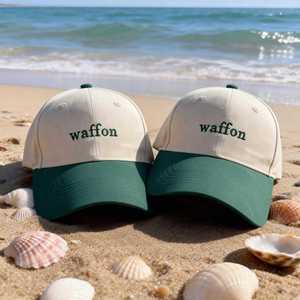 Custom Logo 6 Panel Two Tone Baseball Caps Wholesale Structured a <b>Frame</b> 100% Cotton Gorras Baseball Sport Hats OEM ODM - Product Image 2