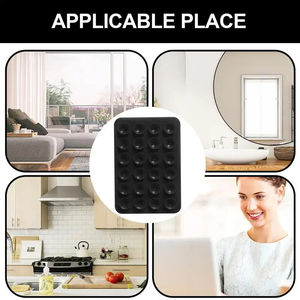 Precio barato de fábrica Funda de teléfono de succión de silicona Premium con montaje adhesivo fuerte Soporte de teléfono móvil multifunción Stock listo - Product Image 6