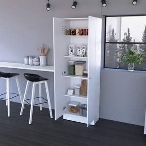 Catégorie de produit Armoire de rangement double porte DB Finition blanche pour Pipestone de cuisine - Product Image 1