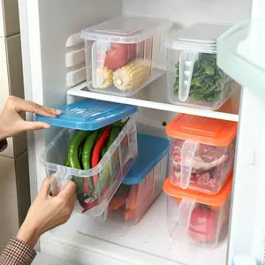 冰箱果蔬大容量储存容器塑料透明食品储存容器
