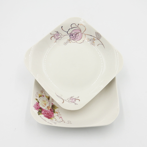 8,5 "cuadrado <span class=keywords><strong>blanco</strong></span> al por mayor de cerámica cuadrada de la placa de la cena para el uso diario - Product Image 5