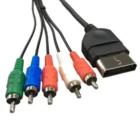 Cable AV de 1.8m para Microsoft Classic XBOX, Cable de Audio y Video RCA HD para TV LCD y Proyector, Cable de Extensión