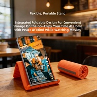 Support de téléphone portable pliable et étanche en silicone flexible pour tablette, idéal pour les appels vidéo et le streaming en direct – Offre Spéciale