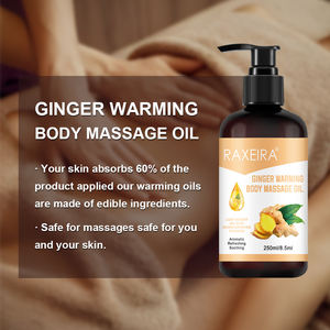 Aceite de Masaje de Semillas de Jengibre de Marca Privada, Hidratante, Calmante, Rejuvenecedor, 250 ml, Aceite Corporal Antienvejecimiento para Relajación en Spa - Product Image 3