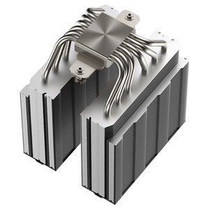 COOLLEO B60T Dual <b>Fan</b> CPU Cooling Pure BKWH RGB Aluminum Heatsink Double Tower Radiator for COOLLEOB60T - Product Image 2