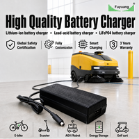 Chargeur de batterie au lithium LiFePO4 24V 48V 72V 80V pour chariot élévateur électrique AGV CleanerRobot, chargeur de batterie AGM Gel Plomb-Acide 29.2V 58.4V