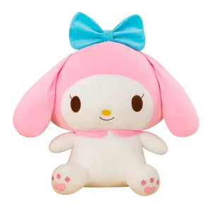 Wholesale customized kids soft stuffed animals peaches sanrio plush toys kuromi Cute melody plush pillow sanrio products