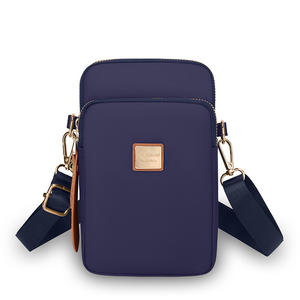 Bolso elegante para teléfono móvil, mini, vertical, cuadrado, con cierre de cremallera, portátil, bandolera, para uso diario, bolso de pecho para mujer - Product Image 5