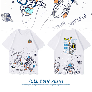 All'ingrosso della fabbrica su misura di sublimazione del corpo completo di stampa da uomo T-Shirt modello personalizzato T-Shirt per uso di promozione - Product Image 6