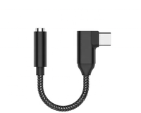 Rechtwinkliger USB Typ C auf 3,5mm Kopfhörer anschluss Audio Converter Kabel adapter
