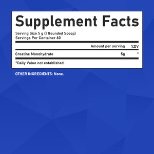 OEM High Quality <b>Creatine</b> Powder for Adult 300g 60 Servings Supports Muscle Growth Energy Building Strength Management - Product Image 5