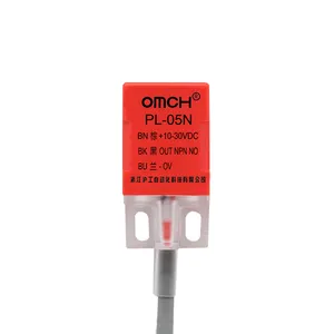 OMCH persegi Proximity Switch DC NPN PNP biasanya buka tertutup PL-05 PL-08 logam induktif Switch Sensor Batas