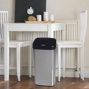 <span class=keywords><strong>Cubo</strong></span> de <span class=keywords><strong>basura</strong></span> automático con sensor de 40 <span class=keywords><strong>litros</strong></span> (10.5 galones), el más vendido, con superficie de espejo. - Product Image 4