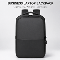 Mochila Escolar Casual, Resistente, Impermeable, para Portátil, con Carga USB y Diseño Antirrobo