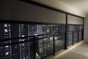 Persianas enrollables para exteriores a prueba de viento e impermeables con pista Zip Instalación incorporada Pérgola <span class=keywords><strong>toldo</strong></span> motorizado para exteriores - Product Image 6