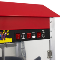 Precio de fábrica Máquina de carrito de palomitas de maíz automática eléctrica Máquina de palomitas de maíz de acero inoxidable con carrito