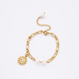 18K Gold Niche <b>Charm</b> Bracelet for Women High-End Summer Stainless Steel <b>Bangles</b> Light Luxury 'Ins' Style Jewelry - Product Image 4