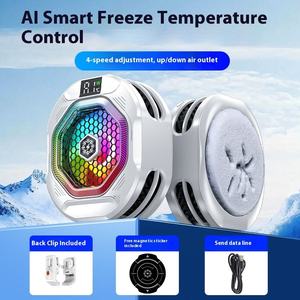 Refroidisseur de téléphone semi-conducteur 4 modes, magnétique/à clipser 2-en-1, ventilateur turbo silencieux, -9 ℃   Freezing, pour <span class=keywords><strong>iPhone</strong></span> <span class=keywords><strong>Android</strong></span> - Product Image 6