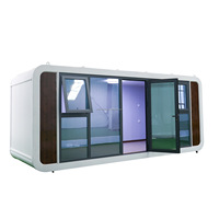 Maisons préfabriquées Apple Cabin, maison modulaire Apple Cabin avec chambre, maison modulaire Apple Cabin pour 1-2 personnes