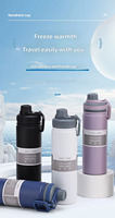 Bouteille isotherme en acier inoxydable personnalisée en gros avec affichage de la température pour café et eau, idéale pour les aventures en plein air