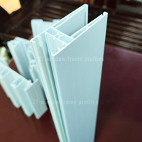 Profils de cadres de portes et fenêtres en PVC/UPVC écologiques personnalisés, design moderne, marque ZT Plastic, garantie 5 ans, usine de transformation
