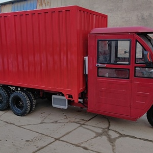 มอเตอร์ไซค์สามล้อบรรทุก 9 ล้อ แบบปรับแต่งพิเศษ ระบบระบายความร้อนด้วยน้ำ 350 ซีซี เพลาหลังคู่ - Product Image 2