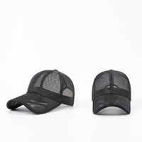 Gorra Deportiva Trucker Unisex Personalizada al por Mayor, de 6 Paneles, 100% Poliéster, con Protección UV, Transpirable, Ajustable y con Visera Curva