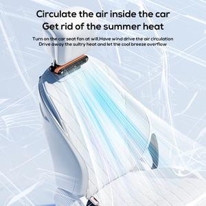 Système de refroidissement de voiture USB Pluska CF04, ventilateur de refroidissement de voiture, ventilateur de ventilation automatique, radiateur pour voiture, camping-car - Product Image 4