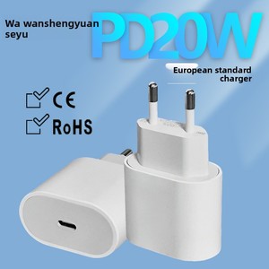 Caricabatterie USB-C PD 20W Certificato CE/RoHS, Standard UE, Compatibile con Tutte le Tecnologie di Ricarica Rapida Apple - Product Image 4