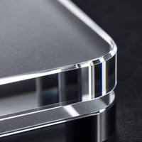 Support de clavier incliné en acrylique solide personnalisé, imprimé UV, pour configuration ergonomique de bureau et de jeu DIY