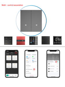 Tuya ZigBee 1/2/3/4 gang thông minh thiết bị chuyển mạch push button ánh sáng Tường chuyển đổi cho cuộc sống thông minh Nhà Thông Minh Sản phẩm làm việc Alexa <span class=keywords><strong>Google</strong></span> nhà - Product Image 5