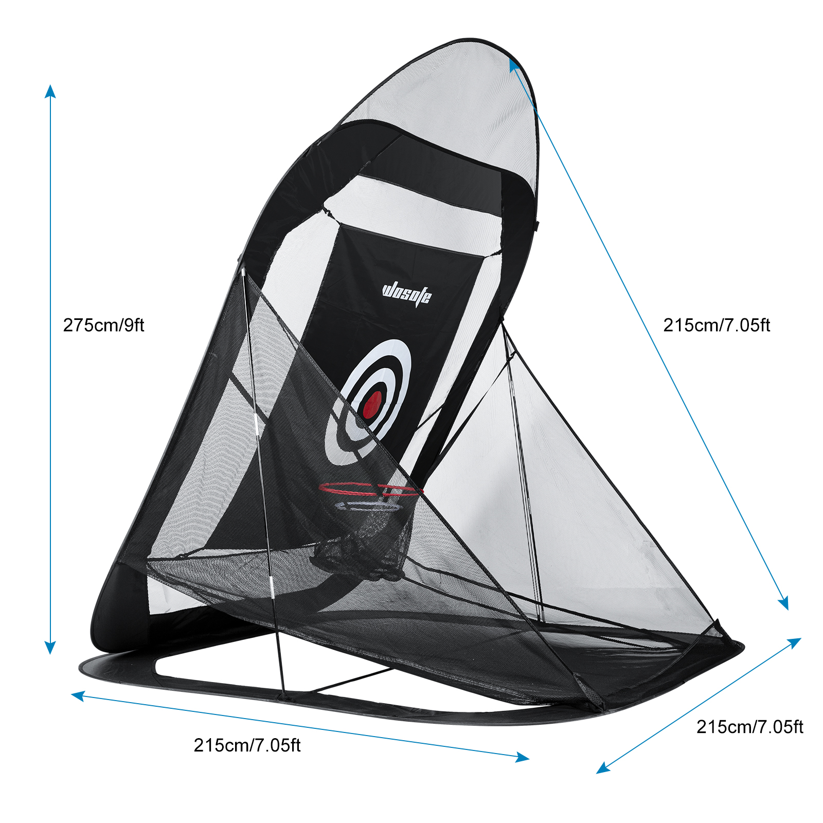 Backyard Driving Indoor and Outdoor Portable  Practice Net Automatic Ball Return System Target Sheet Golf Net