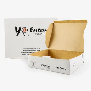 Manufacturer Customize Eco Friendly Food Kraft Cardboard Shipping Box Carton Packaging