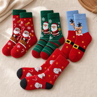 Chaussettes de Noël Multipack – Lot en Gros de Chaussettes Mi-Mollet Assorties à Motifs Tricotés pour l'Hiver et les Fêtes