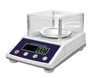 विश्लेषणात्मक संतुलन 0.01g नेतृत्व में बाहरी अंशांकन क्षमता 600/1000/2000 जी स्टेनलेस स्टील वजन पैन - Product Image 4