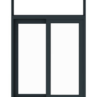 Sistema de Ventanas Corredizas de Aluminio Gm94 6063 T5 Diseño Europeo con Riel de Acero Inoxidable y Alto Rendimiento de Impermeabilidad
