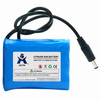 Paket Baterai 18650 3.7V 6600mAh 24.4Wh Li-ion Isi Ulang untuk Speaker Lampu Luar Ruangan Monitor Tablet Grosir