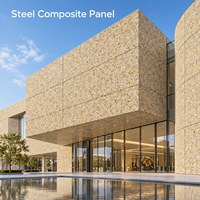Panneau composite en acier 4 mm 1220x2440 mm, plaque noire mate pour la rénovation de façade extérieure