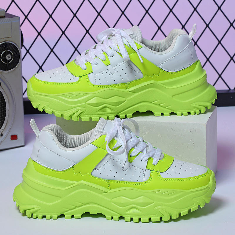 White fluorescent green