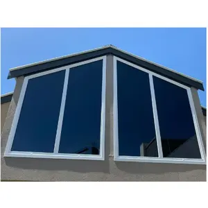 High-Strength UPVC Vinyl Window Energy Saving Insulation Fixed Style Glass Window