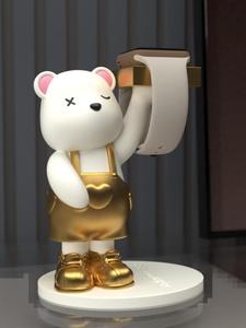 แท่นชาร์จเรซิ่นสำหรับ Apple Watch IWatch8 งานแฮนด์เมดสุดหรู วาดลายด้วยมือ ลายน่ารัก เหมาะสำหรับวางข้างเตียง - Product Image 4