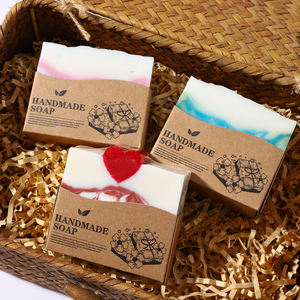 Мыло для ванны, оптовая продажа, индивидуальная упаковка для мыла, увлажняющее красивое натуральное мыло ручной работы - Product Image 3